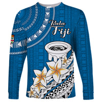 Bula Fiji Long Sleeve Shirt Kava Bowl Tapa Tribal - Wonder Print Shop