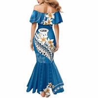 Bula Fiji Mermaid Dress Kava Bowl Tapa Tribal - Wonder Print Shop