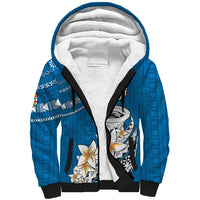 Bula Fiji Sherpa Hoodie Kava Bowl Tapa Tribal - Wonder Print Shop