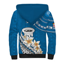 Bula Fiji Sherpa Hoodie Kava Bowl Tapa Tribal - Wonder Print Shop