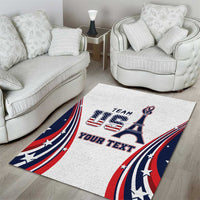 Personalized USA Make America Strong Again Area Rug Go Paris 2024 LT9 - Wonder Print Shop