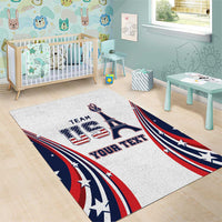 Personalized USA Make America Strong Again Area Rug Go Paris 2024 LT9 - Wonder Print Shop