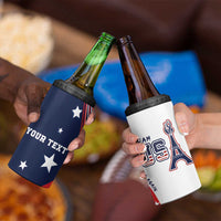 Personalized USA Make America Strong Again 4 in 1 Can Cooler Tumbler Go Paris 2024 LT9 - Wonder Print Shop