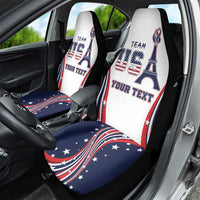Personalized USA Make America Strong Again Car Seat Cover Go Paris 2024 LT9 - Wonder Print Shop