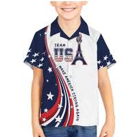 Personalized USA Make America Strong Again Family Matching Mermaid Dress and Hawaiian Shirt Go Paris 2024 LT9 - Wonder Print Shop