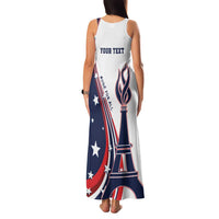 Personalized USA Make America Strong Again Family Matching Tank Maxi Dress and Hawaiian Shirt Go Paris 2024 - Wonder Print Shop