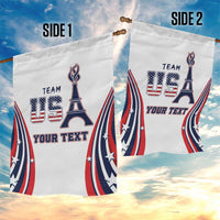 Personalized USA Make America Strong Again Garden Flag Go Paris 2024 - Wonder Print Shop