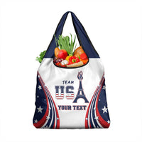 Personalized USA Make America Strong Again Grocery Bag