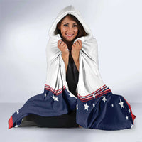 Personalized USA Make America Strong Again Hooded Blanket Go Paris 2024