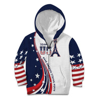 Personalized USA Make America Strong Again Kid Hoodie Go Paris 2024 - Wonder Print Shop