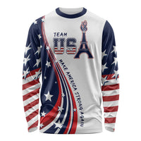 Personalized USA Make America Strong Again Long Sleeve Shirt Go Paris 2024 - Wonder Print Shop