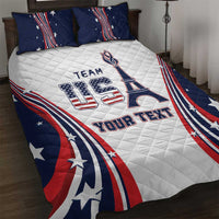 Personalized USA Make America Strong Again Quilt Bed Set Go Paris 2024 - Wonder Print Shop