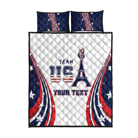 Personalized USA Make America Strong Again Quilt Bed Set Go Paris 2024 - Wonder Print Shop