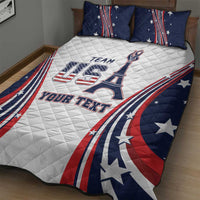 Personalized USA Make America Strong Again Quilt Bed Set Go Paris 2024 - Wonder Print Shop