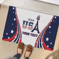 Personalized USA Make America Strong Again Rubber Doormat Go Paris 2024 - Wonder Print Shop