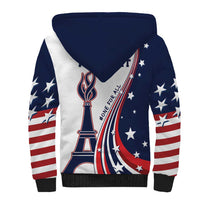 Personalized USA Make America Strong Again Sherpa Hoodie Go Paris 2024 - Wonder Print Shop