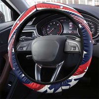 USA Make America Strong Again Steering Wheel Cover Go Paris 2024 - Wonder Print Shop