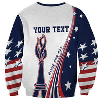 Personalized USA Make America Strong Again Sweatshirt Go Paris 2024 - Wonder Print Shop