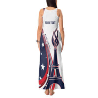 Personalized USA Make America Strong Again Tank Maxi Dress Go Paris 2024 - Wonder Print Shop