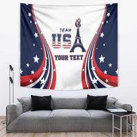 Personalized USA Make America Strong Again Tapestry Go Paris 2024 - Wonder Print Shop