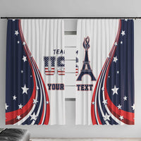 Personalized USA Make America Strong Again Window Curtain Go Paris 2024 - Wonder Print Shop