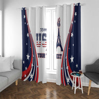 Personalized USA Make America Strong Again Window Curtain Go Paris 2024 - Wonder Print Shop