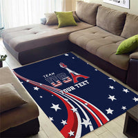 Personalized USA One For All Area Rug Go Paris 2024 LT9 - Wonder Print Shop
