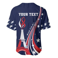Personalized USA One For All Baseball Jersey Go Paris 2024 LT9 - Wonder Print Shop