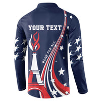 Personalized USA One For All Button Sweatshirt Go Paris 2024 LT9 - Wonder Print Shop