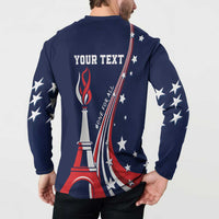 Personalized USA One For All Button Sweatshirt Go Paris 2024 LT9 - Wonder Print Shop