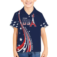 Personalized USA One For All Family Matching Short Sleeve Bodycon Dress and Hawaiian Shirt Go Paris 2024 - Wonder Print Shop