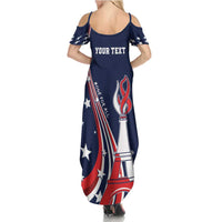 Personalized USA One For All Family Matching Summer Maxi Dress and Hawaiian Shirt Go Paris 2024 - Wonder Print Shop