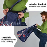 Personalized USA One For All Grocery Bag