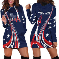 Personalized USA One For All Hoodie Dress Go Paris 2024 - Wonder Print Shop