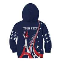 Personalized USA One For All Kid Hoodie Go Paris 2024 - Wonder Print Shop