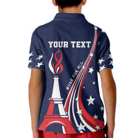 Personalized USA One For All Kid Polo Shirt Go Paris 2024 - Wonder Print Shop