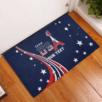 Personalized USA One For All Rubber Doormat Go Paris 2024 - Wonder Print Shop