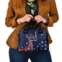 Personalized USA One For All Shoulder Handbag Go Paris 2024