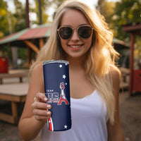 Personalized USA One For All Skinny Tumbler Go Paris 2024 - Wonder Print Shop