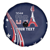 Personalized USA One For All Spare Tire Cover Go Paris 2024 - Wonder Print Shop