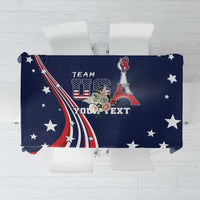 Personalized USA One For All Tablecloth Go Paris 2024 - Wonder Print Shop