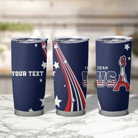 Personalized USA One For All Tumbler Cup Go Paris 2024 - Wonder Print Shop