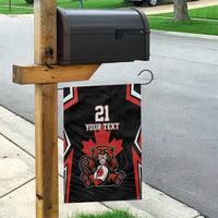 Custom Canada Rugby Pacific Garden Flag Beaver and Maple Leaf - Wonder Print Shop