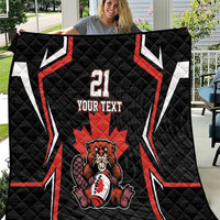 Custom Canada Rugby Pacific Quilt Beaver and Maple Leaf - Wonder Print Shop