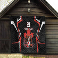 Custom Canada Rugby Pacific Quilt Beaver and Maple Leaf - Wonder Print Shop