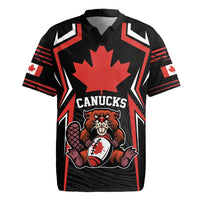Custom Canada Rugby Pacific Rugby Jersey Beaver and Maple Leaf - Wonder Print Shop
