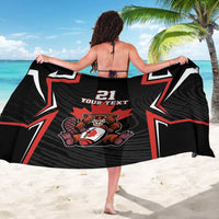 Custom Canada Rugby Pacific Sarong Beaver and Maple Leaf - Wonder Print Shop