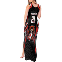 Custom Canada Rugby Pacific Tank Maxi Dress Beaver and Maple Leaf - Wonder Print Shop