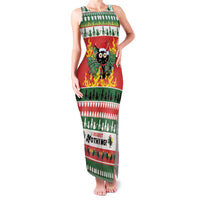 Merry Cat-Mas Family Matching Tank Maxi Dress and Hawaiian Shirt Christmas It's Fine I'm Fine Everything is Fine - Wonder Print Shop