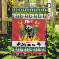 Merry Cat-Mas Garden Flag Christmas It's Fine I'm Fine Everything is Fine - Wonder Print Shop